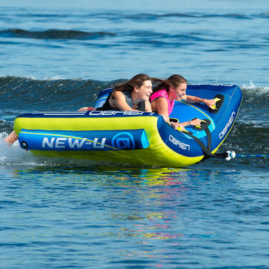O'Brien New-U Towable Tube with people