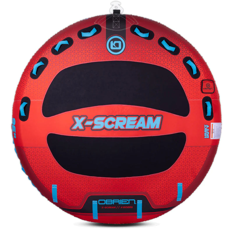O'Brien X-Scream Boat Tube in red and black