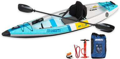 Sea Eagle EZLite10 Inflatable Kayak with carbon paddles