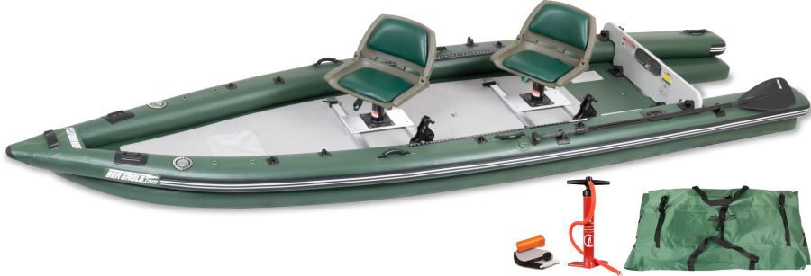 Sea Eagle SFK16 FishSkiff Inflatable Fishing Boat with 2 seats