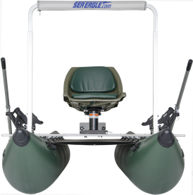 Sea Eagle 375fc FoldCat Inflatable Fishing Boat- front view