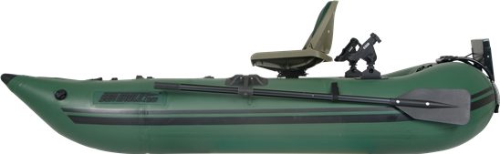 Sea Eagle 285fpb Frameless Pontoon Boat Inflatable Fishing Boat- side view