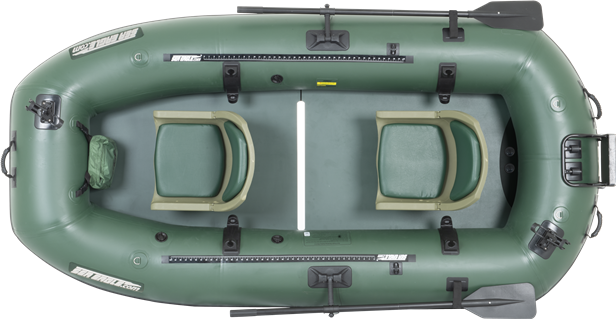 Sea Eagle STS10 StealthStalker Inflatable Fishing Boat- top view