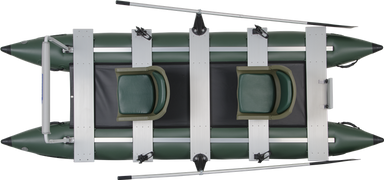 Sea Eagle 375fc FoldCat Inflatable Fishing Boat top view