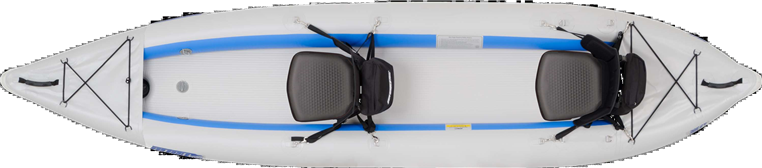 Sea Eagle Classic 385 FastTrack Inflatable Kayak- top view
