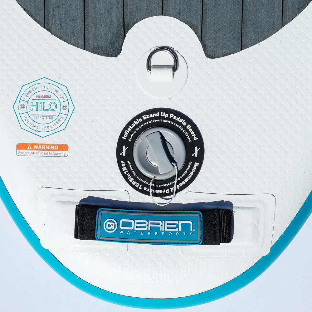 O'Brien Hilo Inflatable Stand Up Paddleboard valve