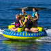 Obrien Pillar 4 Towable Tube with people on it