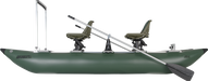 Sea Eagle 375fc FoldCat Inflatable Fishing Boat- side view
