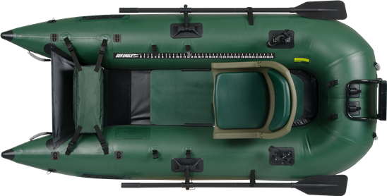 Sea Eagle 285fpb Frameless Pontoon Boat Inflatable Fishing Boat- top view